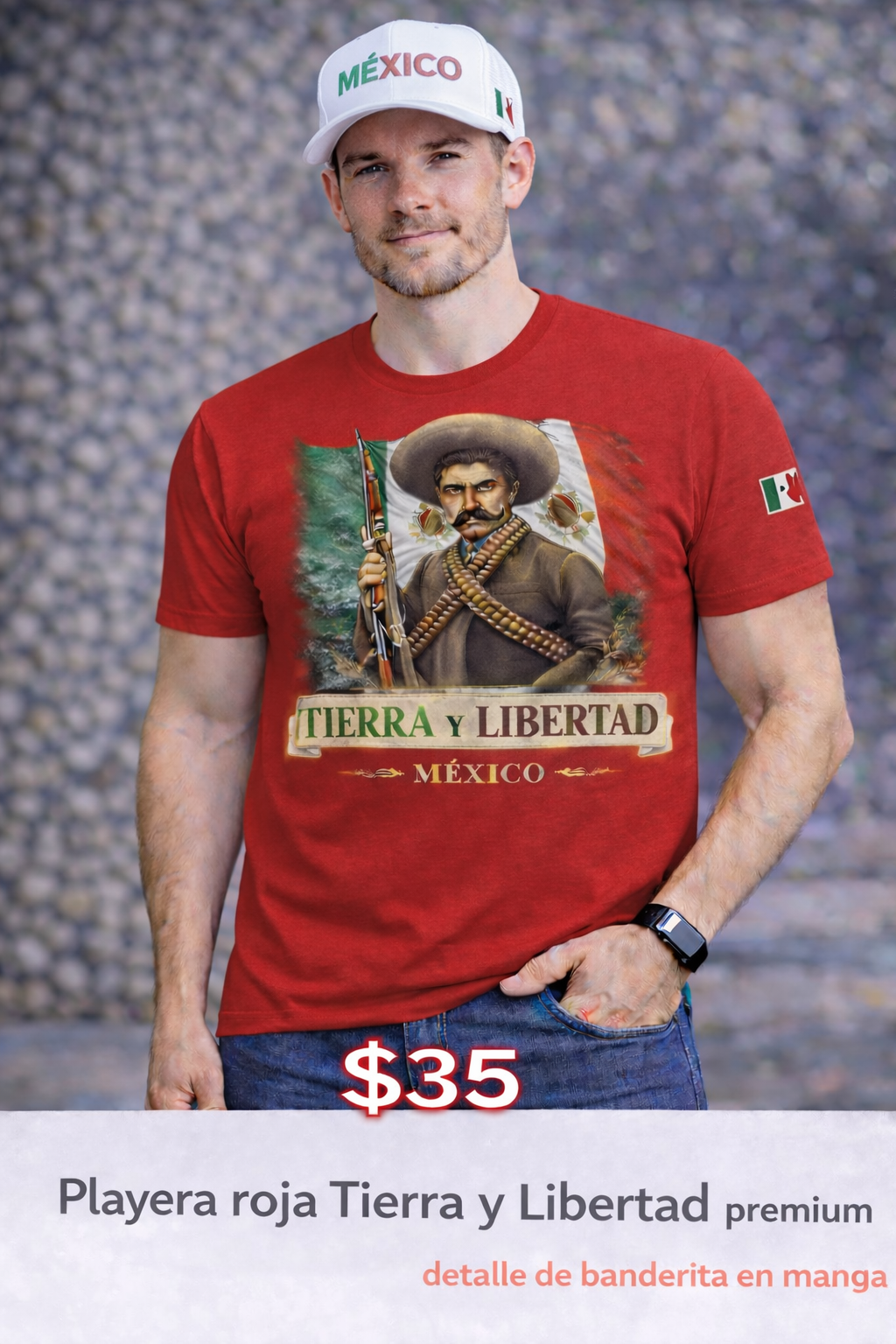 Roja de luxe tierra y libertad