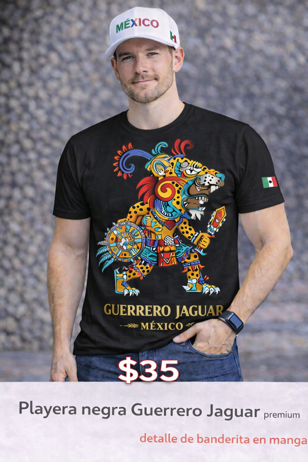 Negra de luxe guerrero jaguar