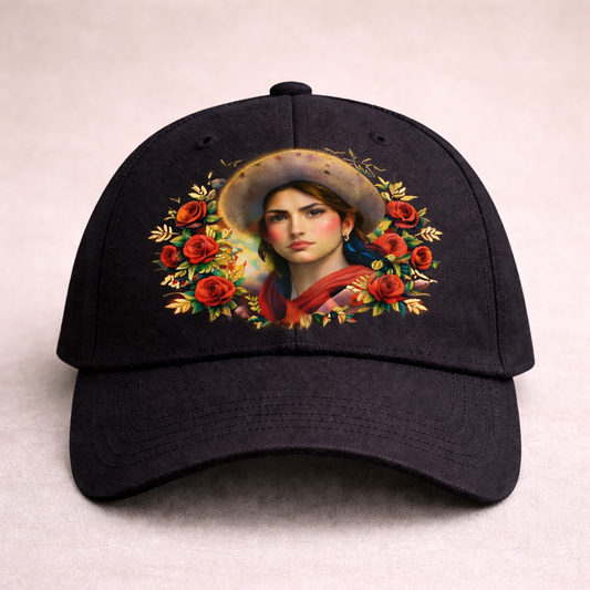 Gorra negra La Adelita