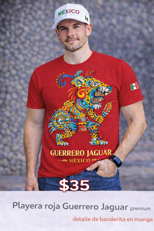 Roja de luxe guerrero jaguar