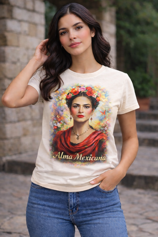 Playera marfil premium Alma Mexicana